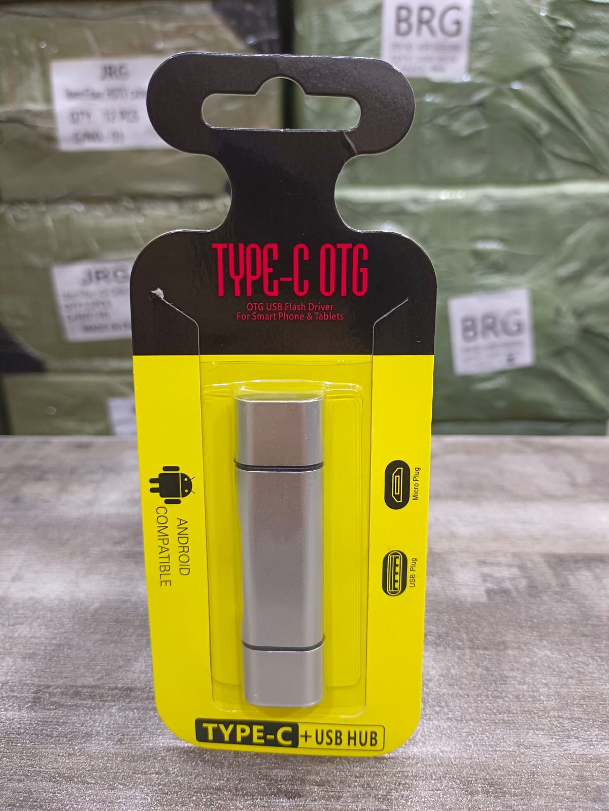 OTG USB Flash Drive with USB Hub for Smartphone Tablet USB OTG Adapter