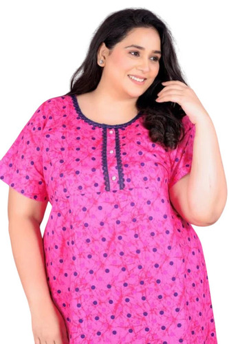Printed Ladies Cotton Nighty