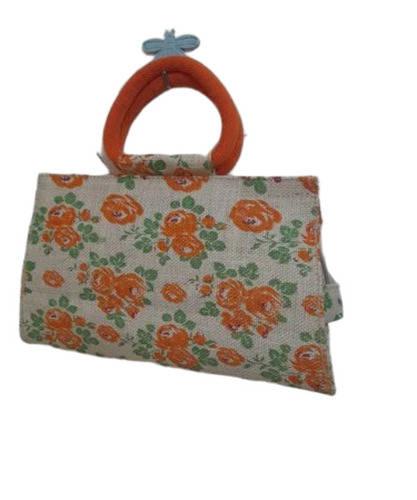 Printed Mini Jute Handbag