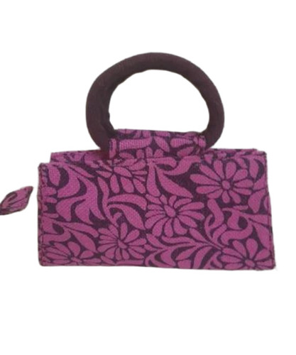 Printed Mini Jute Handbags