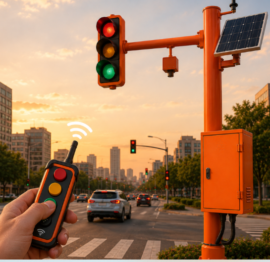 Solar Powered Traffic Signal