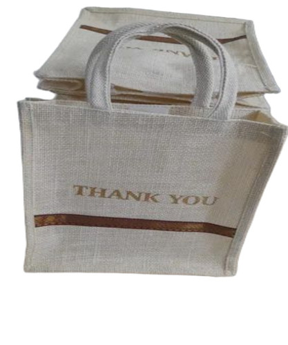 White Jute Bag