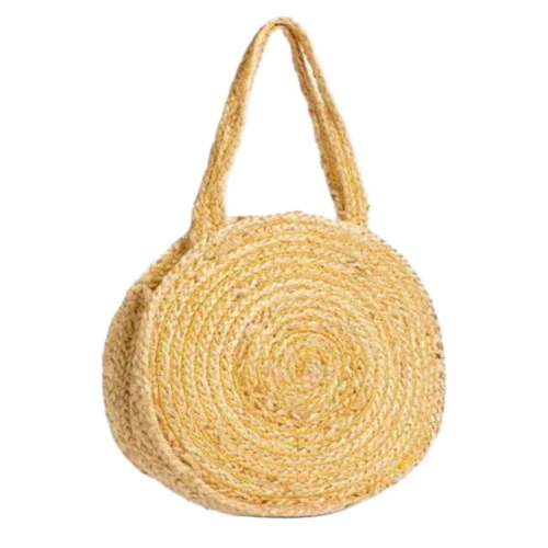 Yellow Lining Jute Bag