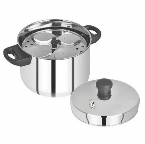 4 Plate Stainless Steel Idli Cooker