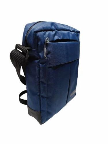 Blue Large Polyester Sling Bag