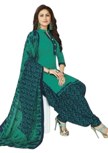 Ladies Printed Churidar Suit