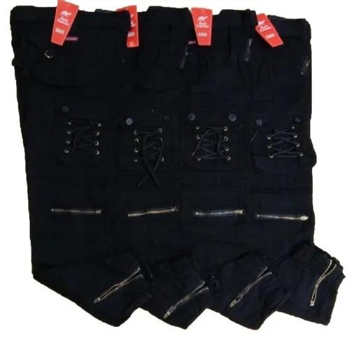 Mens Black Cargo Pants