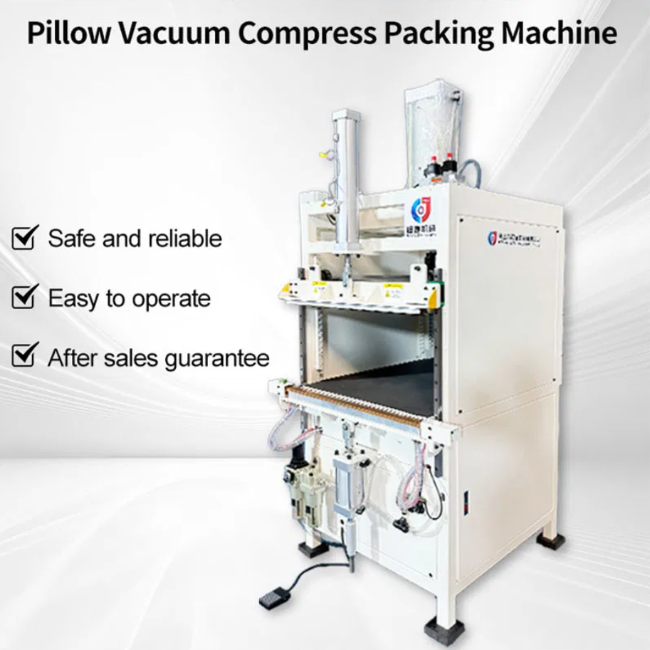 Pillow Press Machine Furniture Sofa Cushion Sealing Packaging Compress Machine For Factory - Color: White