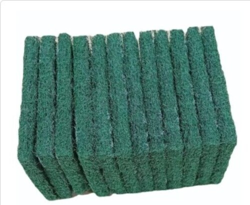 Polyester Green Scrub Pad