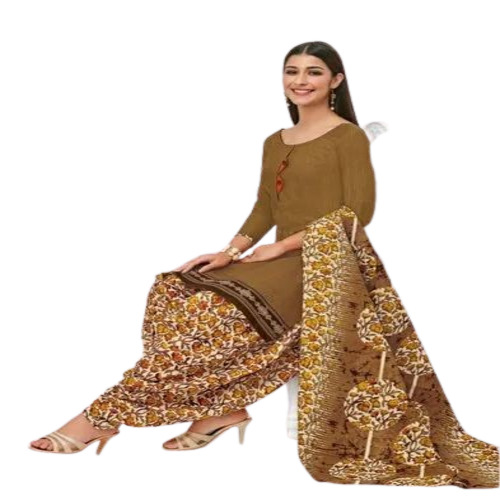 Skin Friendly Cotton Printed Churidar Suit