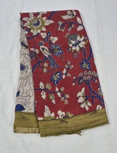 Skin Friendly Silk Kalamkari Saree