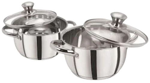Stainless Steel Casserole 2 Pieces Set