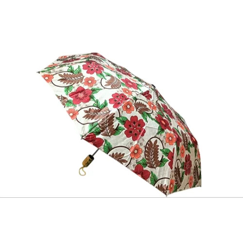 Standard Polyester Flower Printed Umbrella