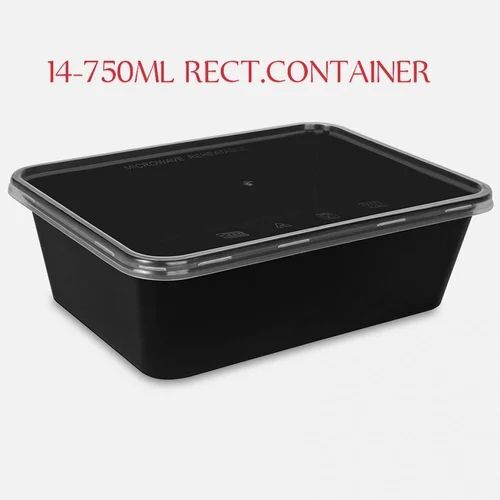 14-750ml Rectangular Food Containers