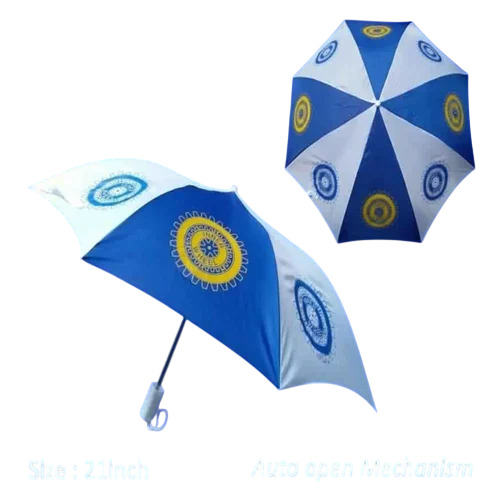 21 Inch customized 2 Fold Promotion Umbrella