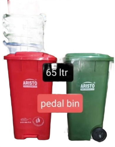 65 L Wheeled Pedal Dustbin