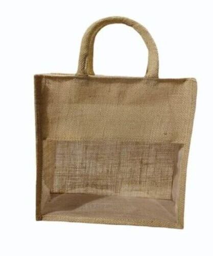 Brown Jute Window Bag