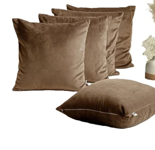 Brown Velvet Pillow