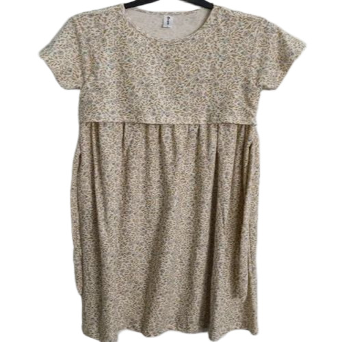 Cream Cotton Maternity Clothing