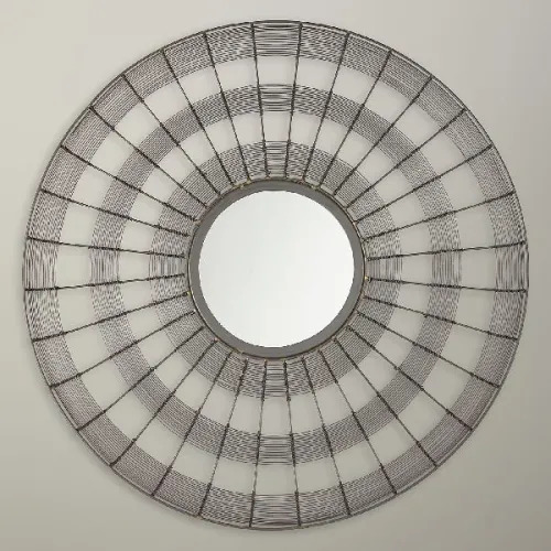 Iron Polished Laminated Glass Metal Decorative Mirror