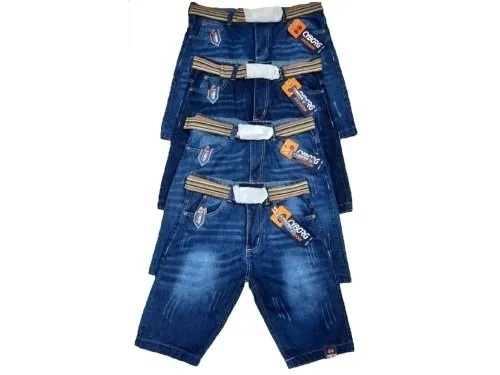 Mens Faded Denim Shorts