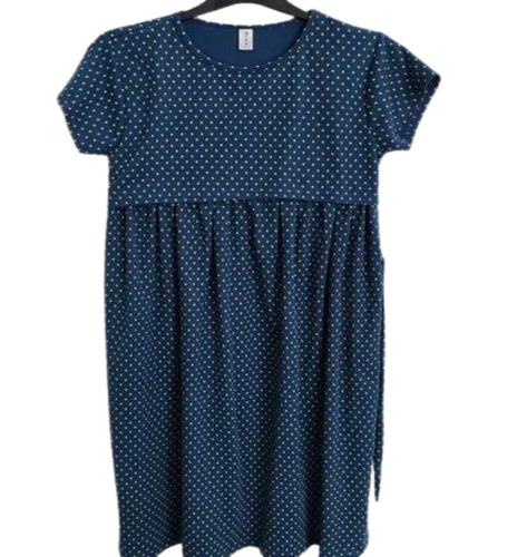 Navy Blue Cotton Maternity Clothing