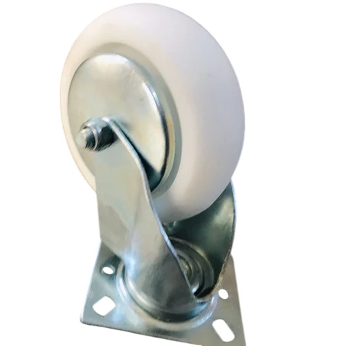 Pp White Trolley Wheel Castor - Product Type: Swivel Caster