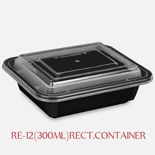 Re-12 300ml Rectangular Food Containers