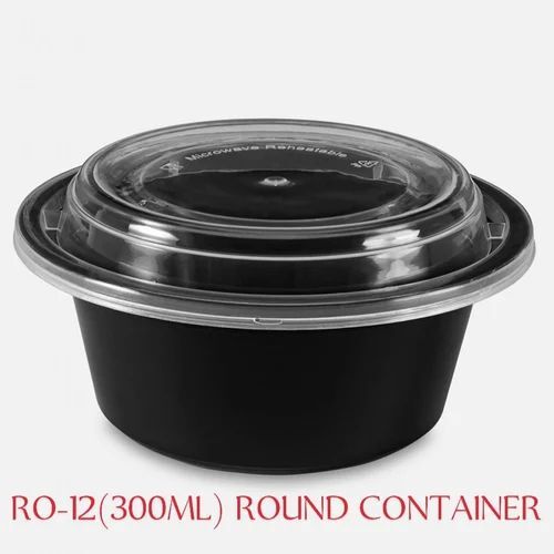 Ro-12 300ml Round Food Plastic Container