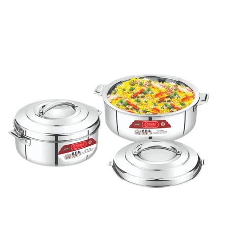 Stainless Steel Hotpot Set Of 2 Pieces