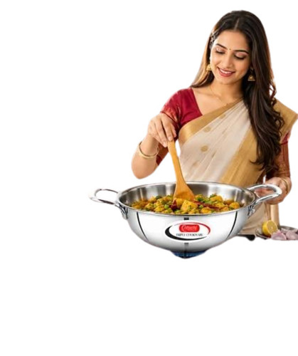 Stainless Steel Triply Kadhai