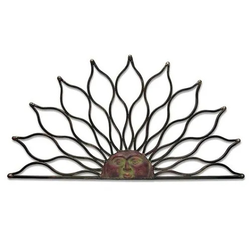 Sun Design Polished Metal Wall Art