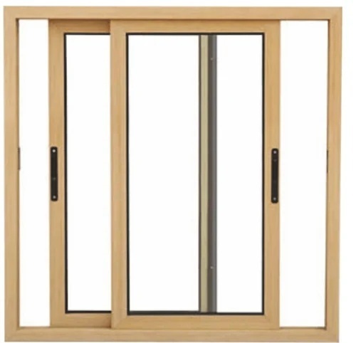 Wooden Finish Aluminium Window