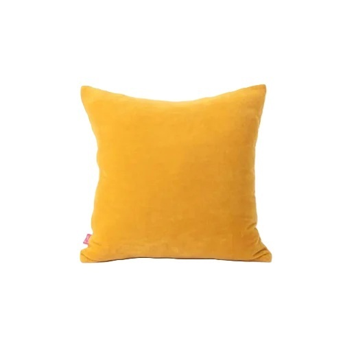 Yellow Velvet Pillow