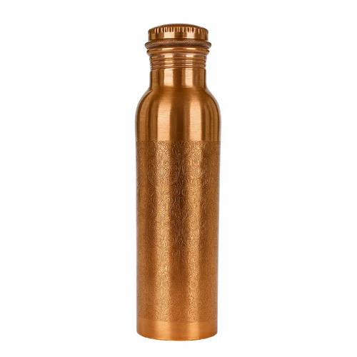 1 Litre Designer Copper Bottle