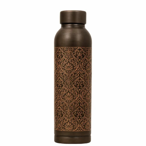 1 Litre Printed Copper Bottle