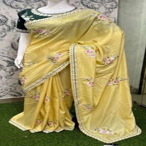 6.3m Printed Georgette Saree