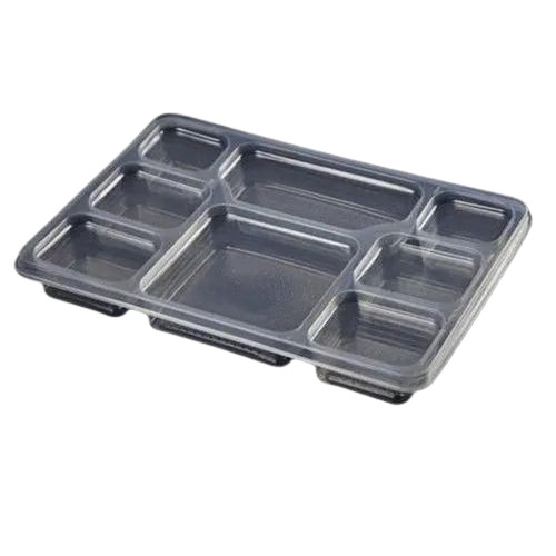 8 Compartment Rectangular Disposable Tray