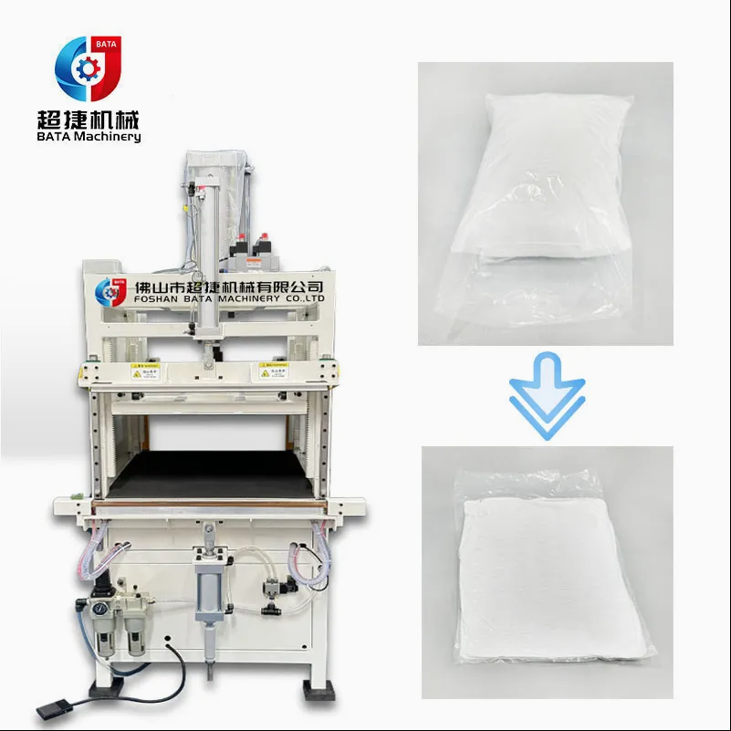 Compressor Sealing Packaging Vacuum Compression Pillow Press Machine