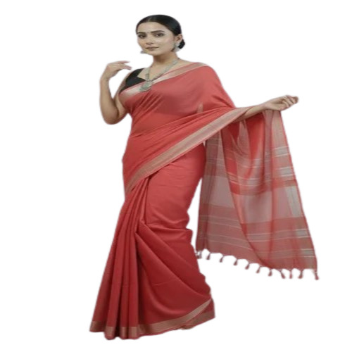 Cotton Slub Fancy Saree
