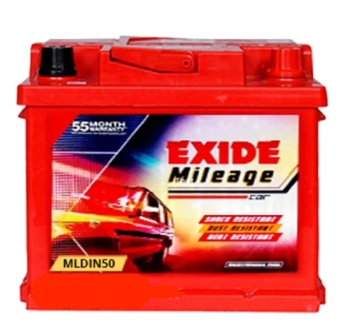 Exide Mileage Car Battery Mldin50