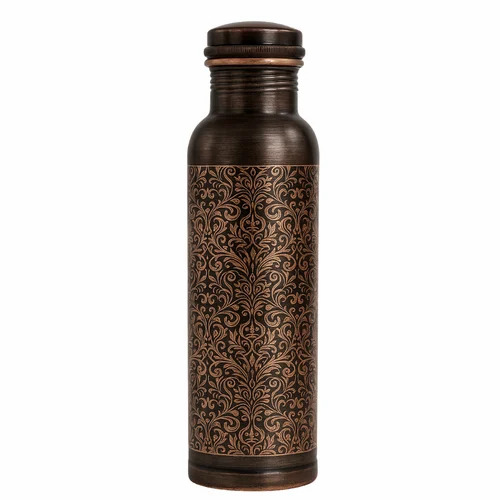 Fancy Printed Copper Bottle