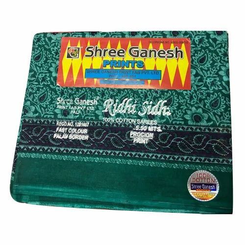Green Ladies Saree