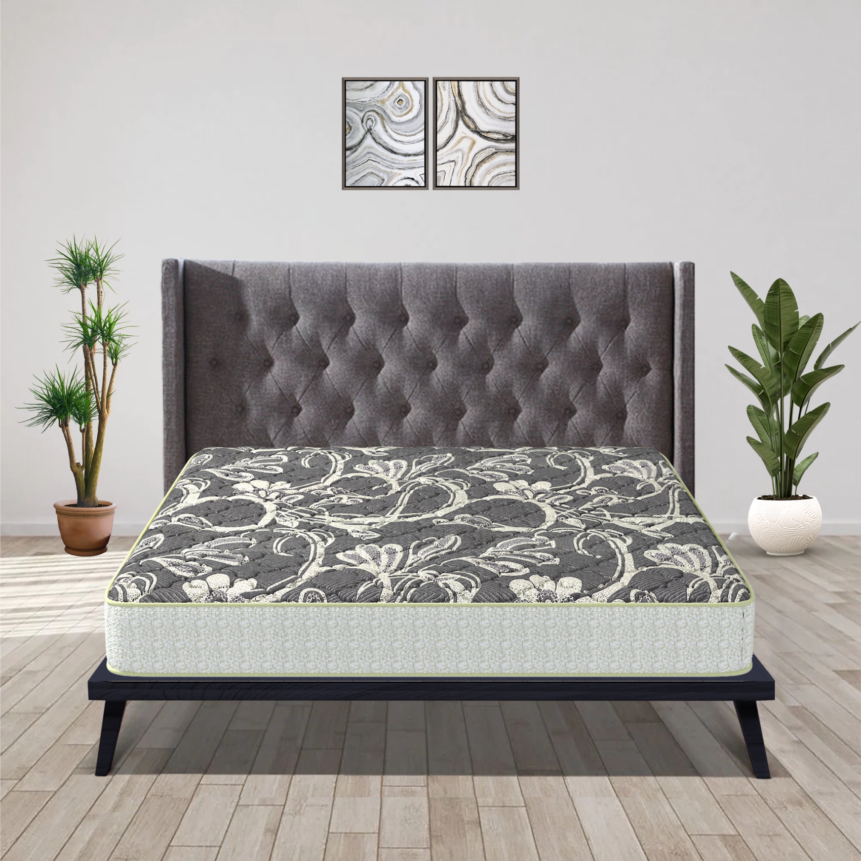 Health ++ Rebonded Foam Mattress - Color: Black