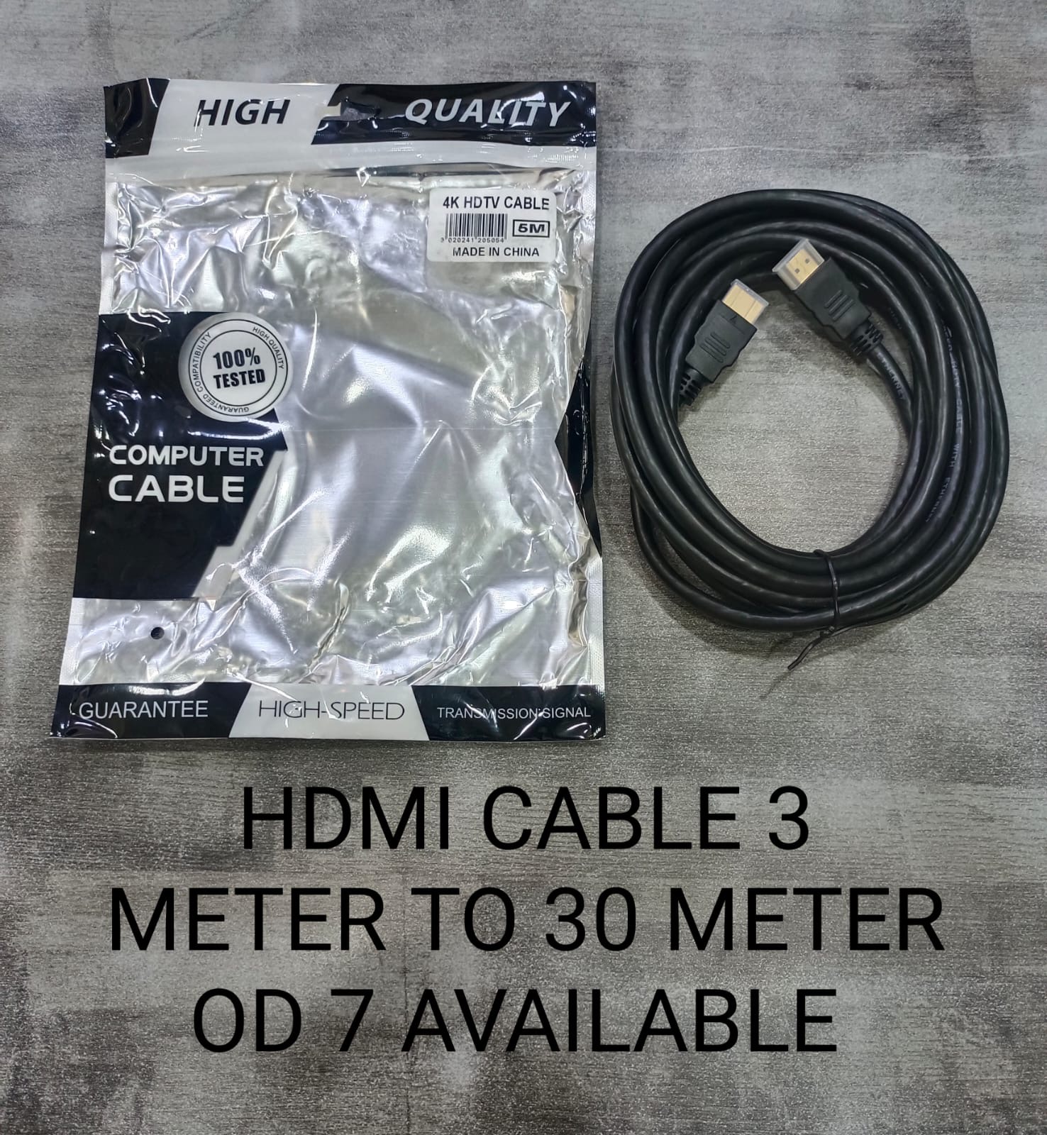 High Speed 4K HDMI HDTV Cable 3M to 30M Computer TV Monitor Cable