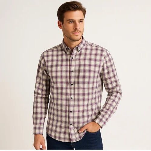 Men Check Shirt