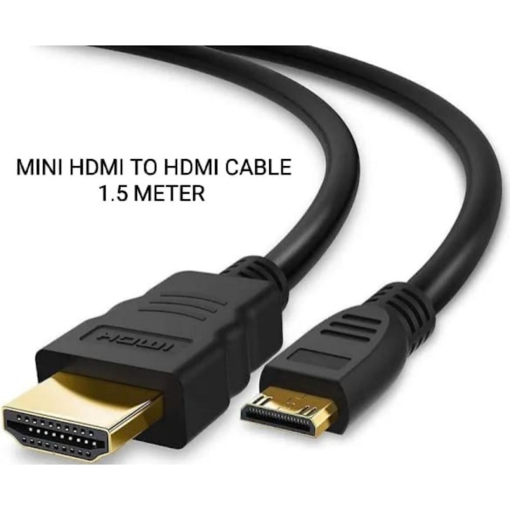 Mini HDMI to HDMI Cable 1.5 Meter High Speed Full HD 1080p HDTV Computer Camera TV Cable