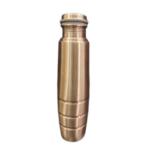 Plain Elegant Copper Water Bottle