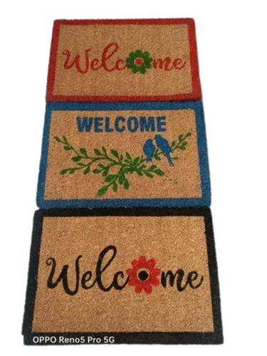 Rectangular Jute Door Mat