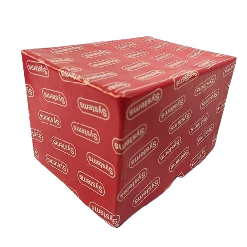 Red Printed Cardboard Gift Box